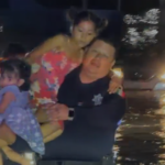 Elementos de la SSPM rescatan a familia y brindan 36 apoyos ciudadanos durante contingencia climática