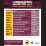 Invita la OMEJ a juarenses a utilizar los estacionamientos municipales