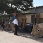 Realizan operativo de Reordenamiento en zona de riesgo y retiran construcciones improvisadas