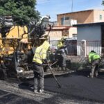 Repavimenta Obras Públicas la calle Anenecuilco en la colonia Emiliano Zapata