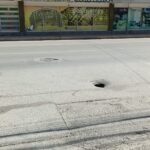 Exhorta Seguridad Vial a transitar con precaución ante trabajos de la JMAS por un hundimiento