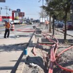 Rehabilita Obras Públicas el camellón de la avenida Tecnológico