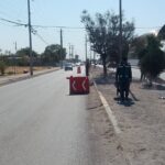 Realiza Dirección de Limpia trabajos de mantenimiento en la calle Palacio de Mitla