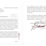 Notifican diputados recepción del oficio sobre la renuncia de Guadalupe Taddei a la presidencia del INE