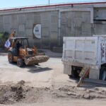 Concluye Limpia retiro de tierra de arrastre en la avenida Rafael Pérez Serna