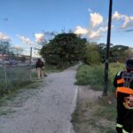 Realizan trabajos de mantenimiento en parque lineal Satélite