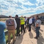 Evalúan autoridades daños por crecida del Río Bravo y acuerdan coordinar reparaciones